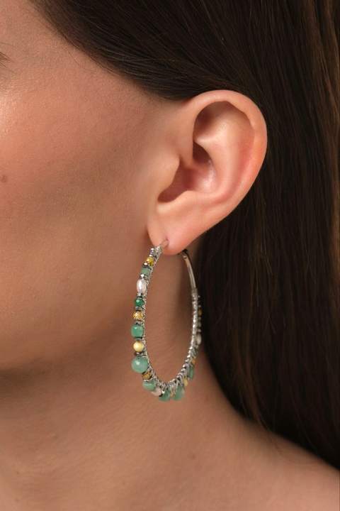 Серьги «Изи» 5 см