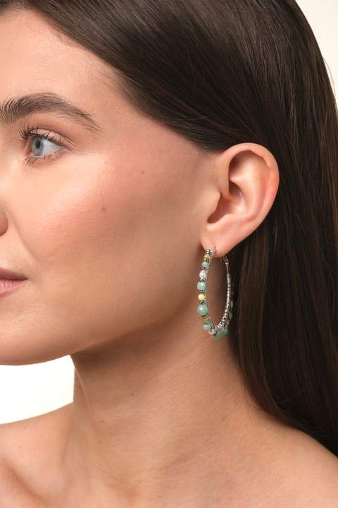 Серьги «Изи» 4 см